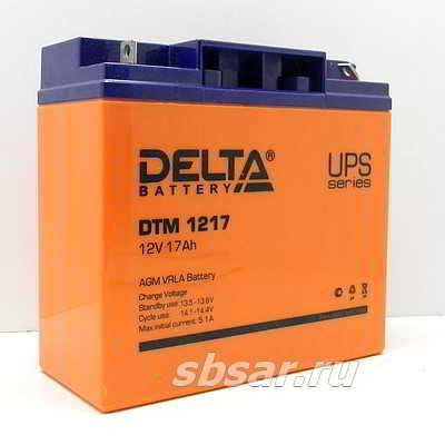 Delta DTM 1217 (DELTA) - свинцово-кислотный аккумулятор 12 Вольт 17 Ач