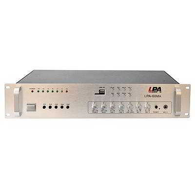 LPA-60MA-B - усилитель трансляционный LPA-60MA-B (LPA) - трансляционный усилитель с селектором зон, 60 Ватт