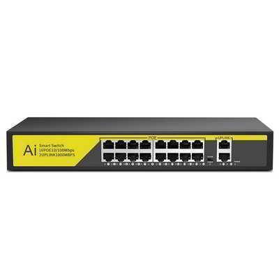 POE F1610F SFP - сетевой POE коммутатор POE F1610F SFP (PROFVIDEO) - сетевой коммутатор, 16 POE, 2 Uplink, 1 SFP