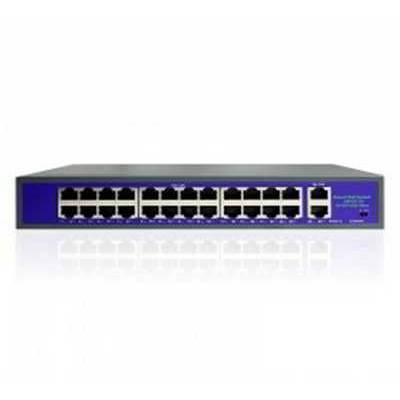 POE F2410F - сетевой POE коммутатор POE F2410F (PROFVIDEO) - сетевой коммутатор, 24 порта с POE, 2 Uplink