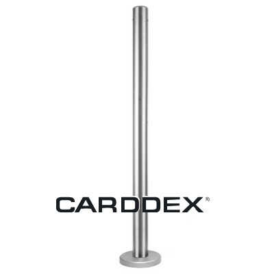 XT-02 (CARDDEX) - стальная стойка ограждения прохода, из нержавейки